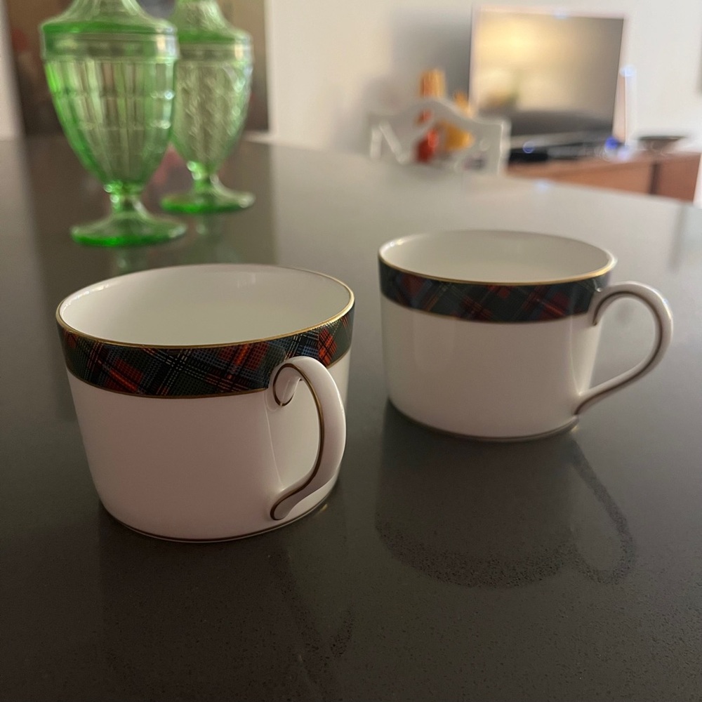 Ralph Lauren Highland China Flat Cups—Vintage